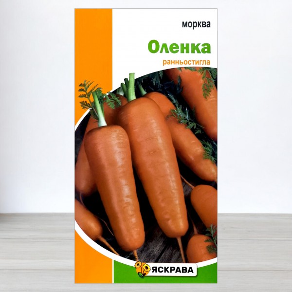 Семена моркови Аленка, 3г, ТМ Яскрава